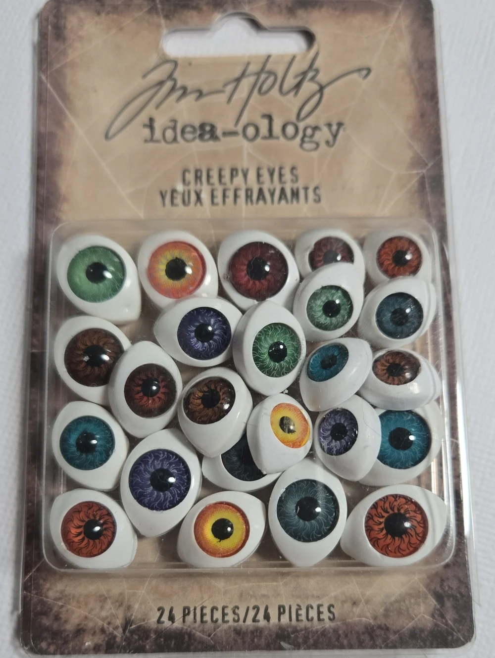 Tim Holtz Idea-ology Halloween Mixed Media Ephemera 9 pc Craft Lot